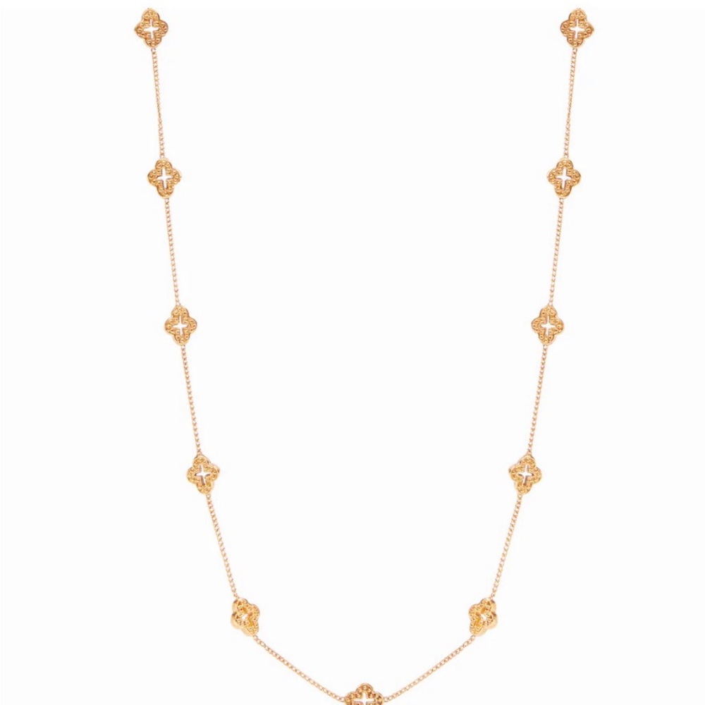 Julie Vos "Florentine Demi Delicate Station Necklace"